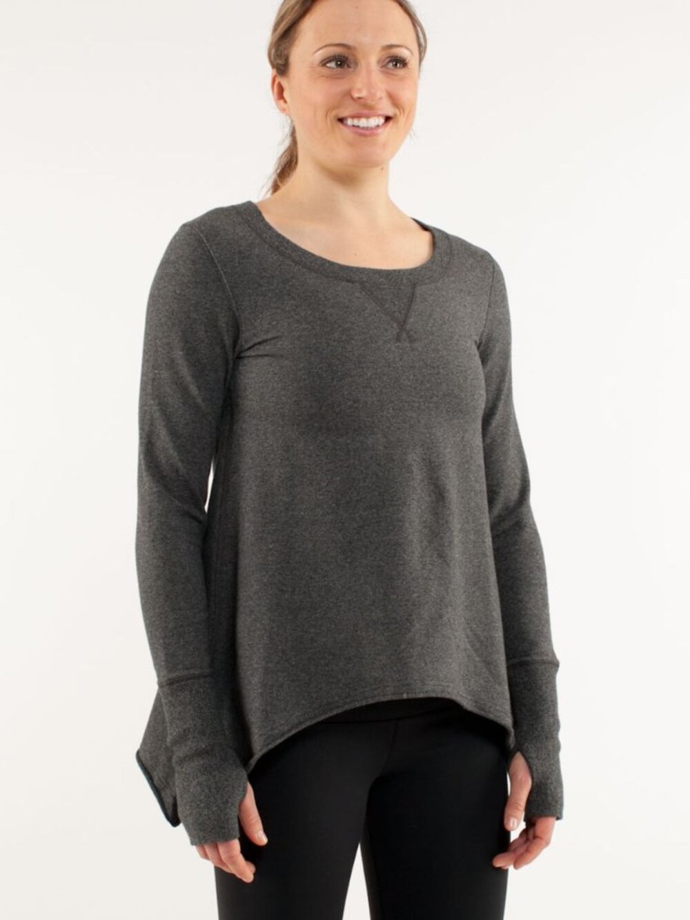 Lululemon Tea Lounge Pullover - Heathered Coal - US M*